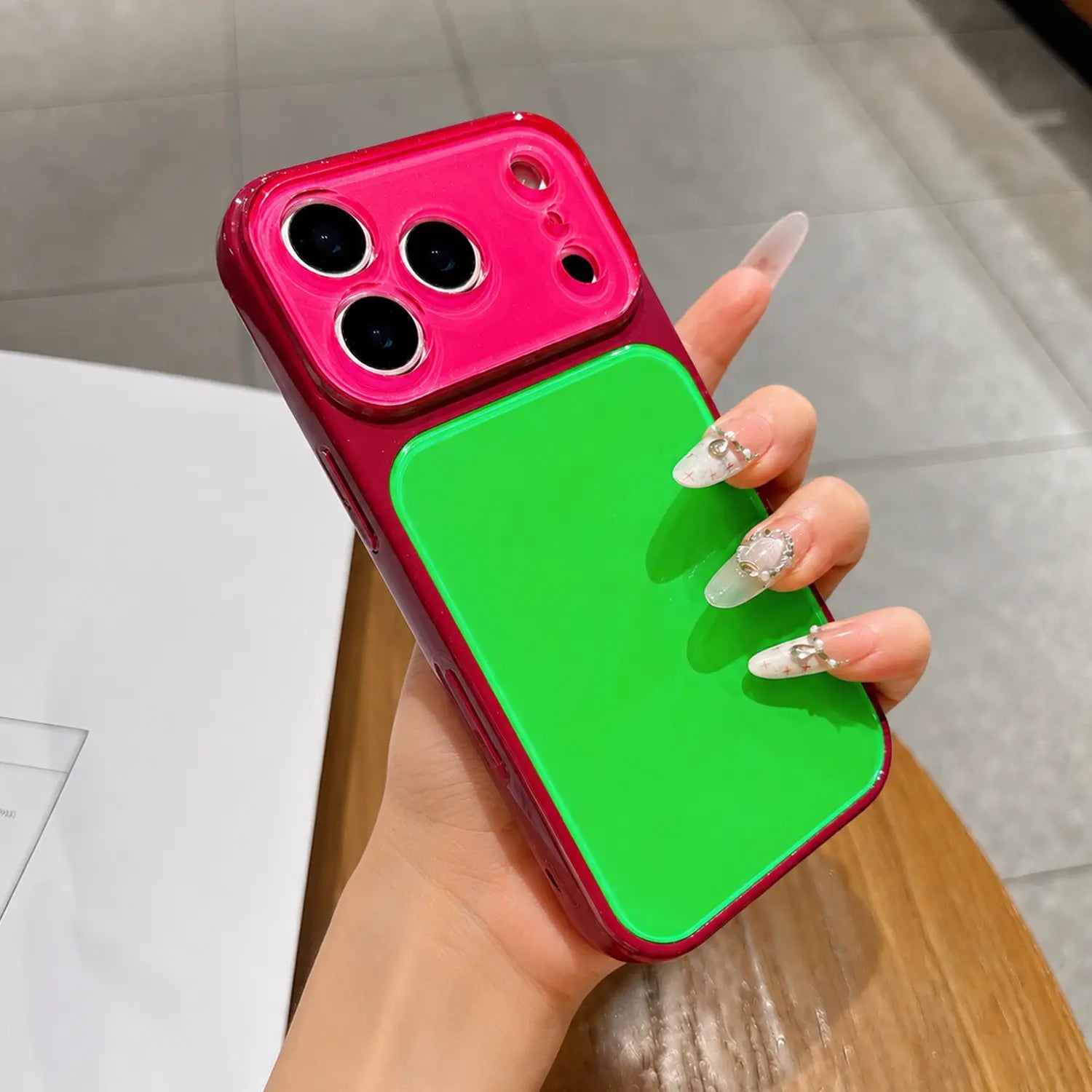 Vibrant Dopamine Color Phone Case for iPhone 17 Pro Max - Cute, Shockproof, and Drop Resistant!