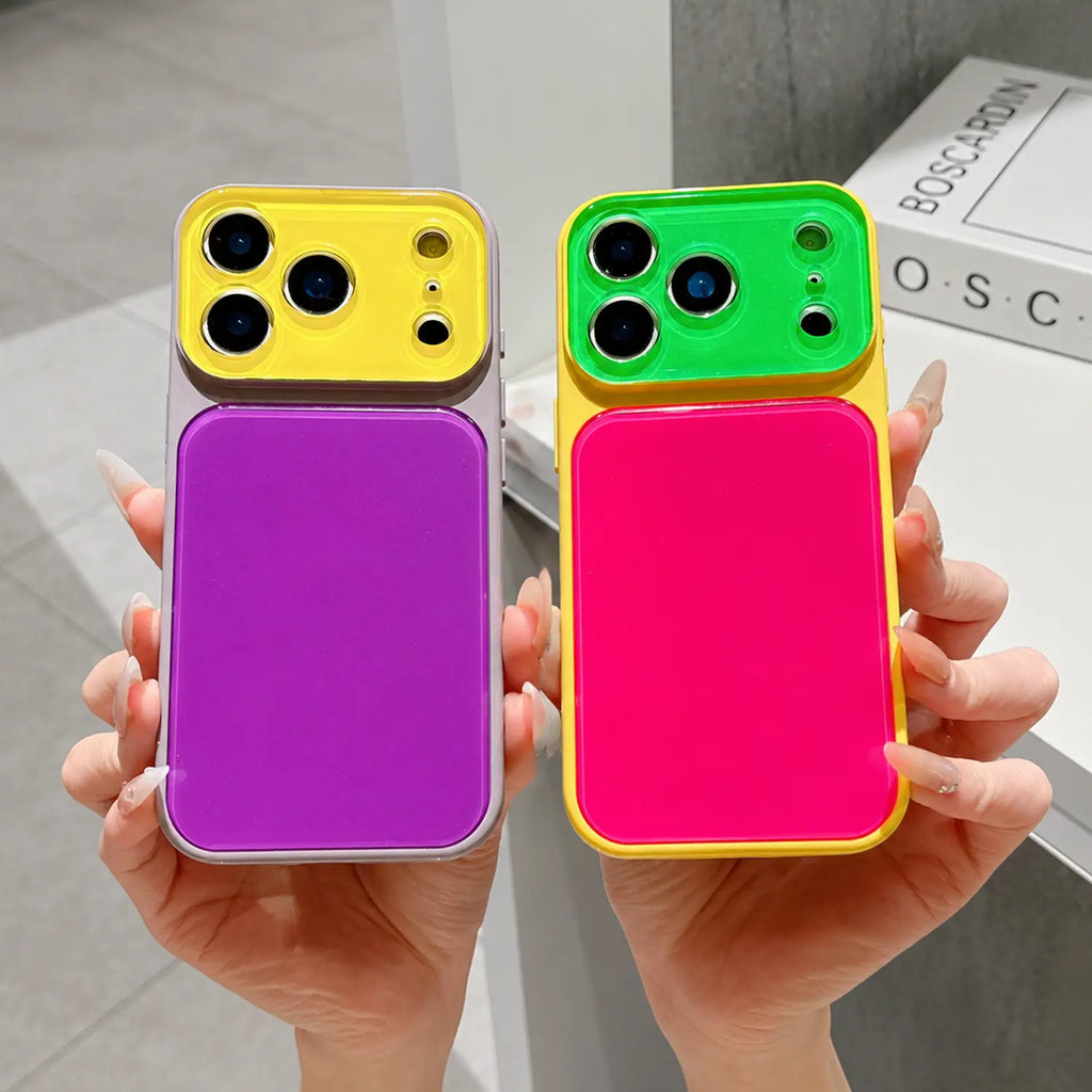 Vibrant Dopamine Color Phone Case for iPhone 17 Pro Max - Cute, Shockproof, and Drop Resistant!