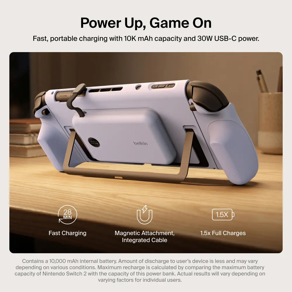 Belkin Switch 2 Gaming Charging Grip - Level Up Your Play!