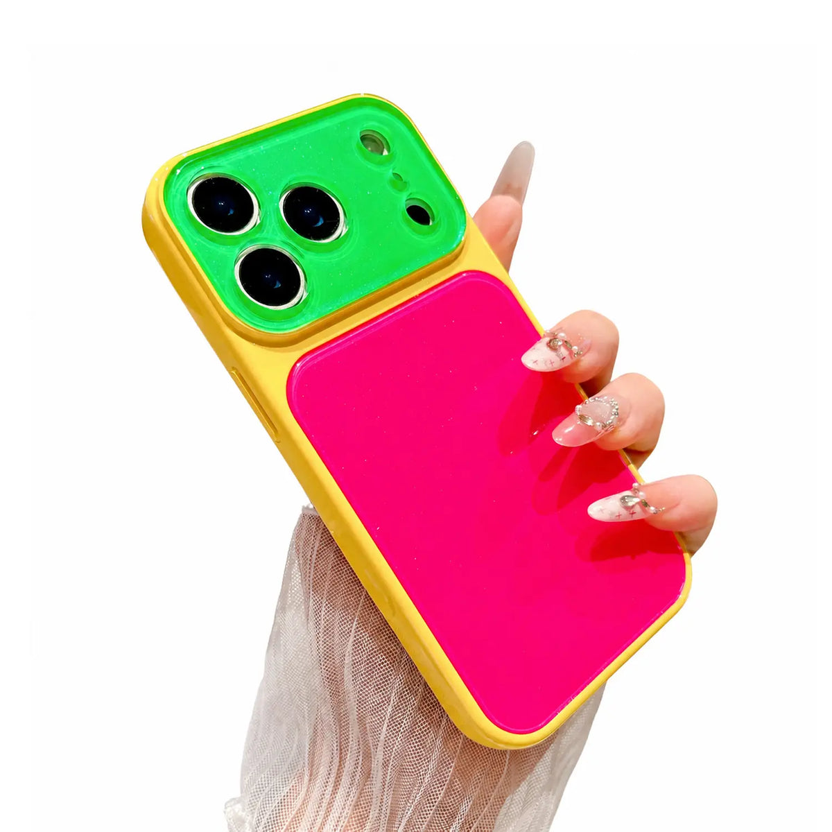 Vibrant Dopamine Color Phone Case for iPhone 17 Pro Max - Cute, Shockproof, and Drop Resistant!
