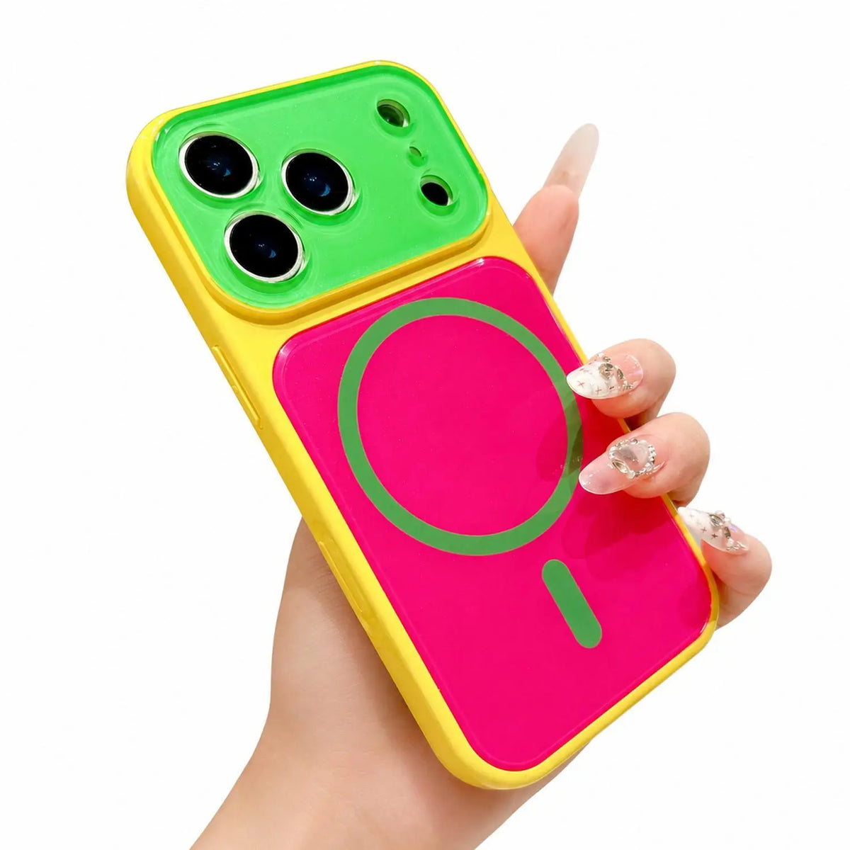 Vibrant Dopamine Color Phone Case for iPhone 17 Pro Max - Cute, Shockproof, and Drop Resistant!