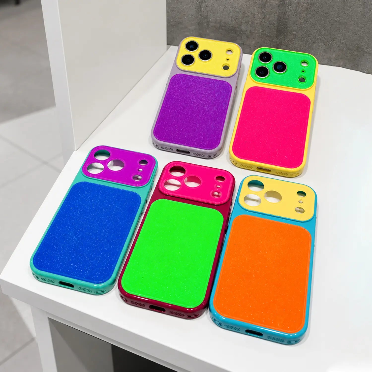 Vibrant Dopamine Color Phone Case for iPhone 17 Pro Max - Cute, Shockproof, and Drop Resistant!