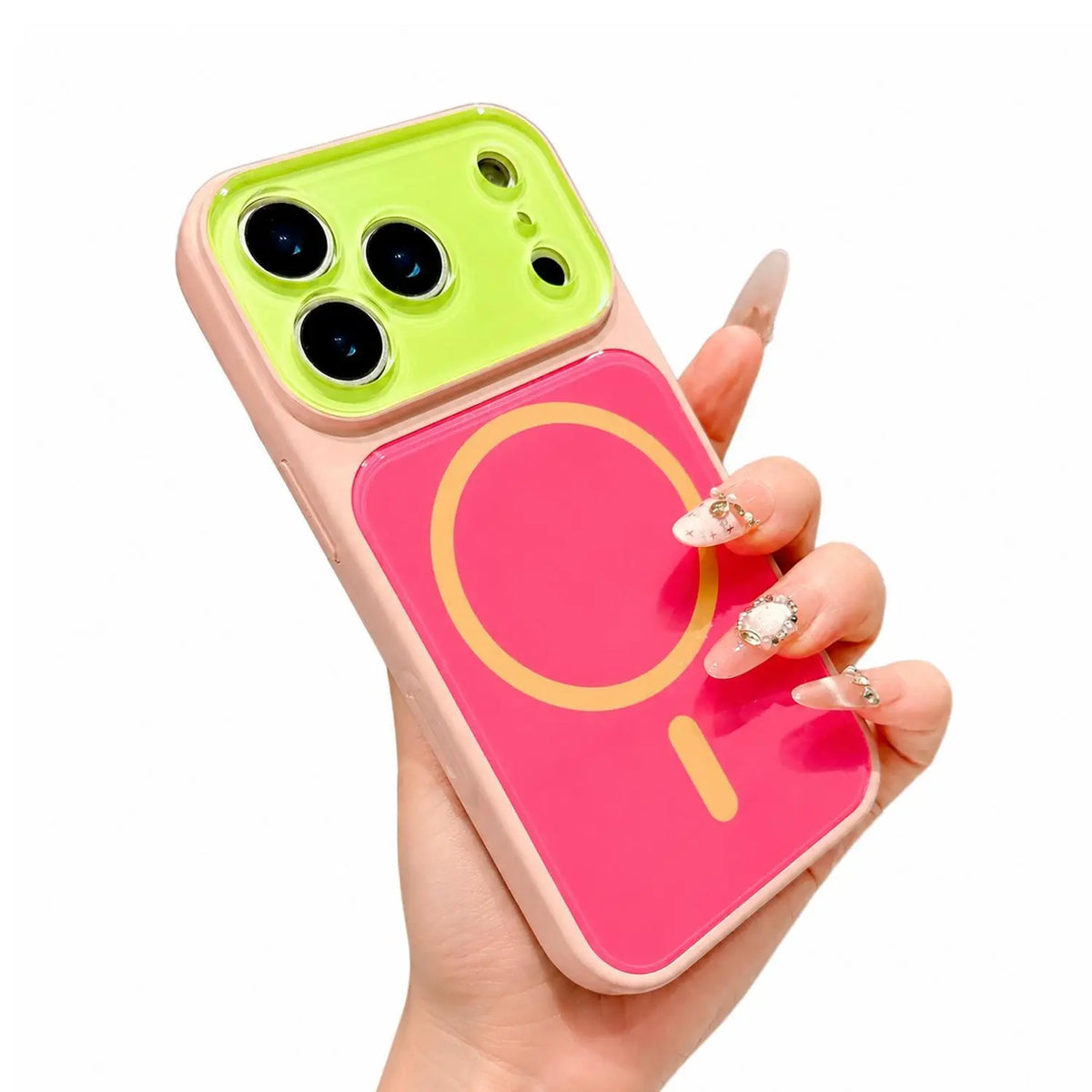 Vibrant Dopamine Color Phone Case for iPhone 17 Pro Max - Cute, Shockproof, and Drop Resistant!