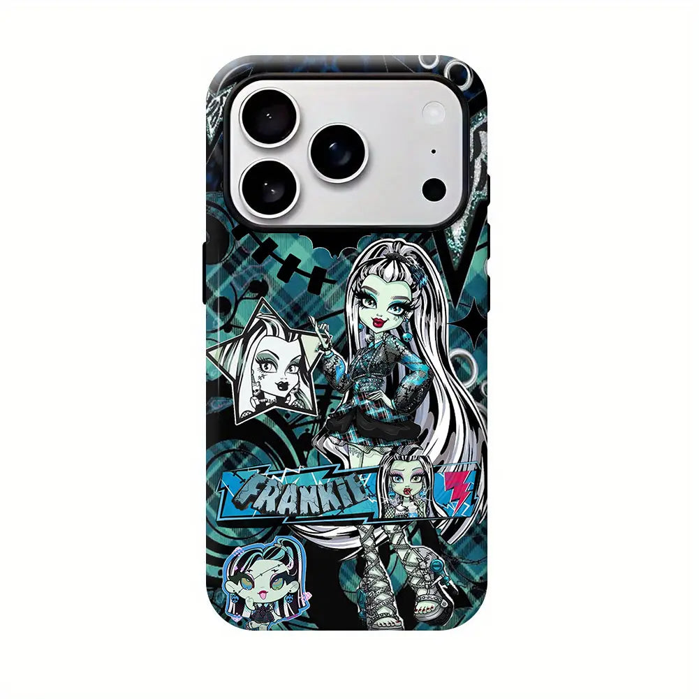 Monster High Characters Tough Phone Case - Perfect Protection for iPhone 16/15/14/13/12/11/17 Pro Max Plus, Ideal for Halloween!