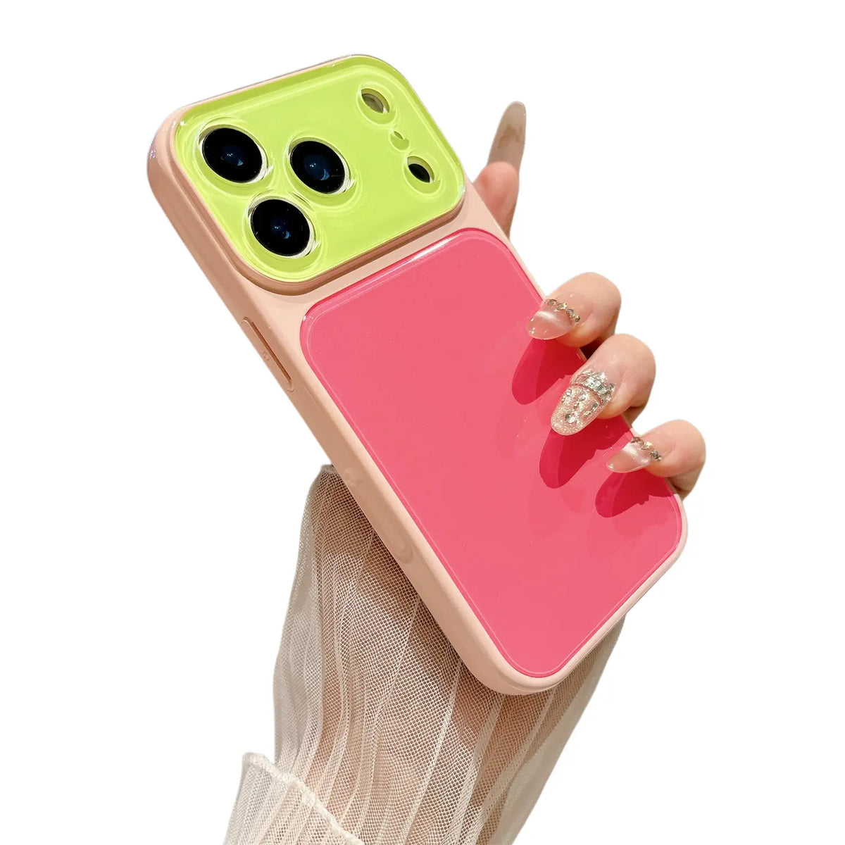 Vibrant Dopamine Color Phone Case for iPhone 17 Pro Max - Cute, Shockproof, and Drop Resistant!