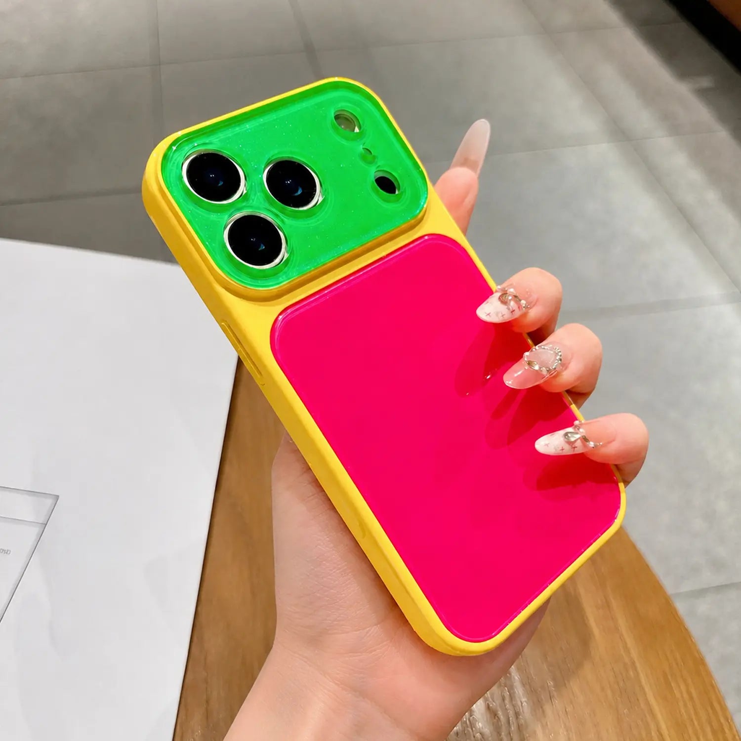Vibrant Dopamine Color Phone Case for iPhone 17 Pro Max - Cute, Shockproof, and Drop Resistant!