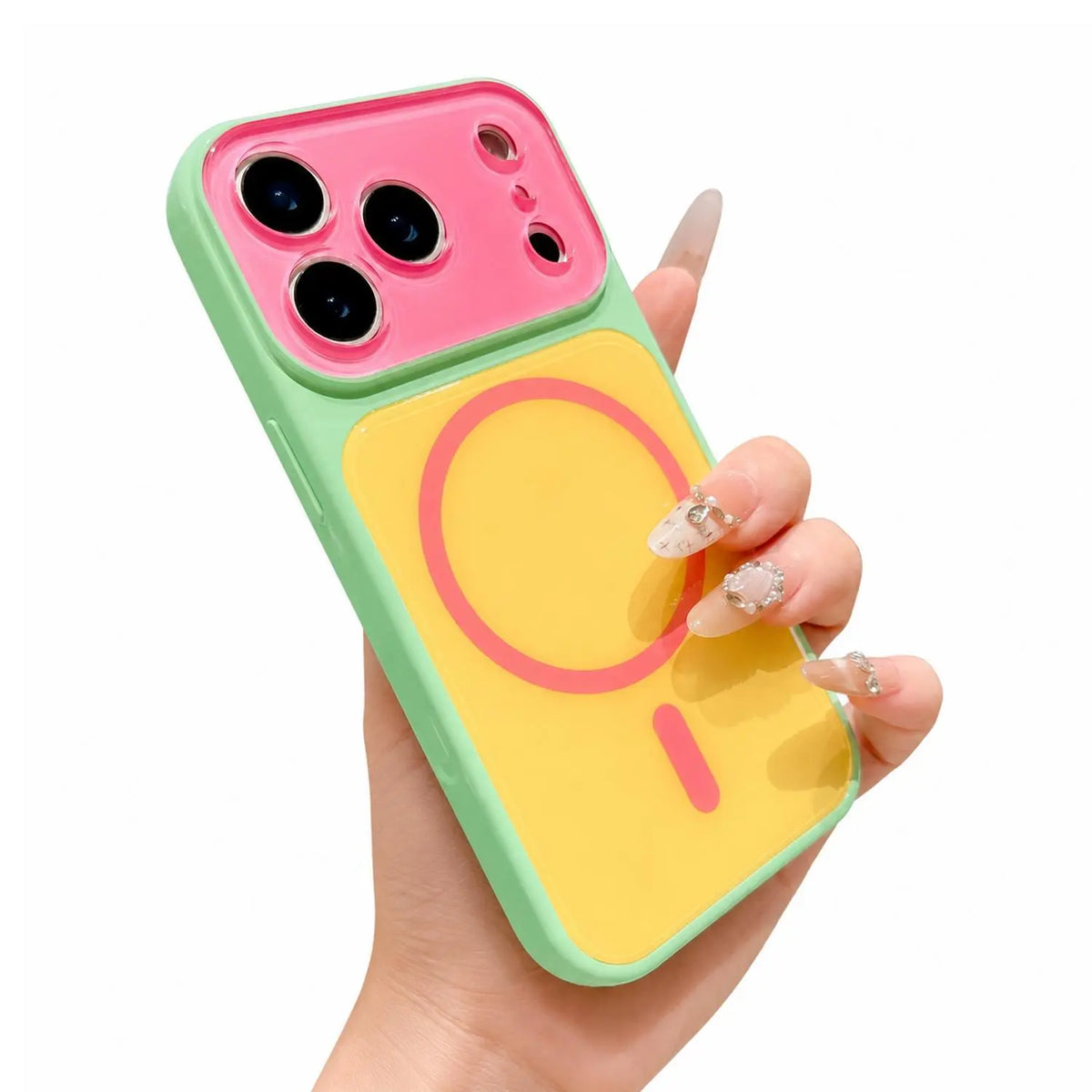 Vibrant Dopamine Color Phone Case for iPhone 17 Pro Max - Cute, Shockproof, and Drop Resistant!