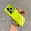 Matte Magnetic Phone Case with Kickstand & Shockproof Design for iPhone 12-17 Pro Max/Pro/Plus - Large Camera Window & 4K Projector Compatible